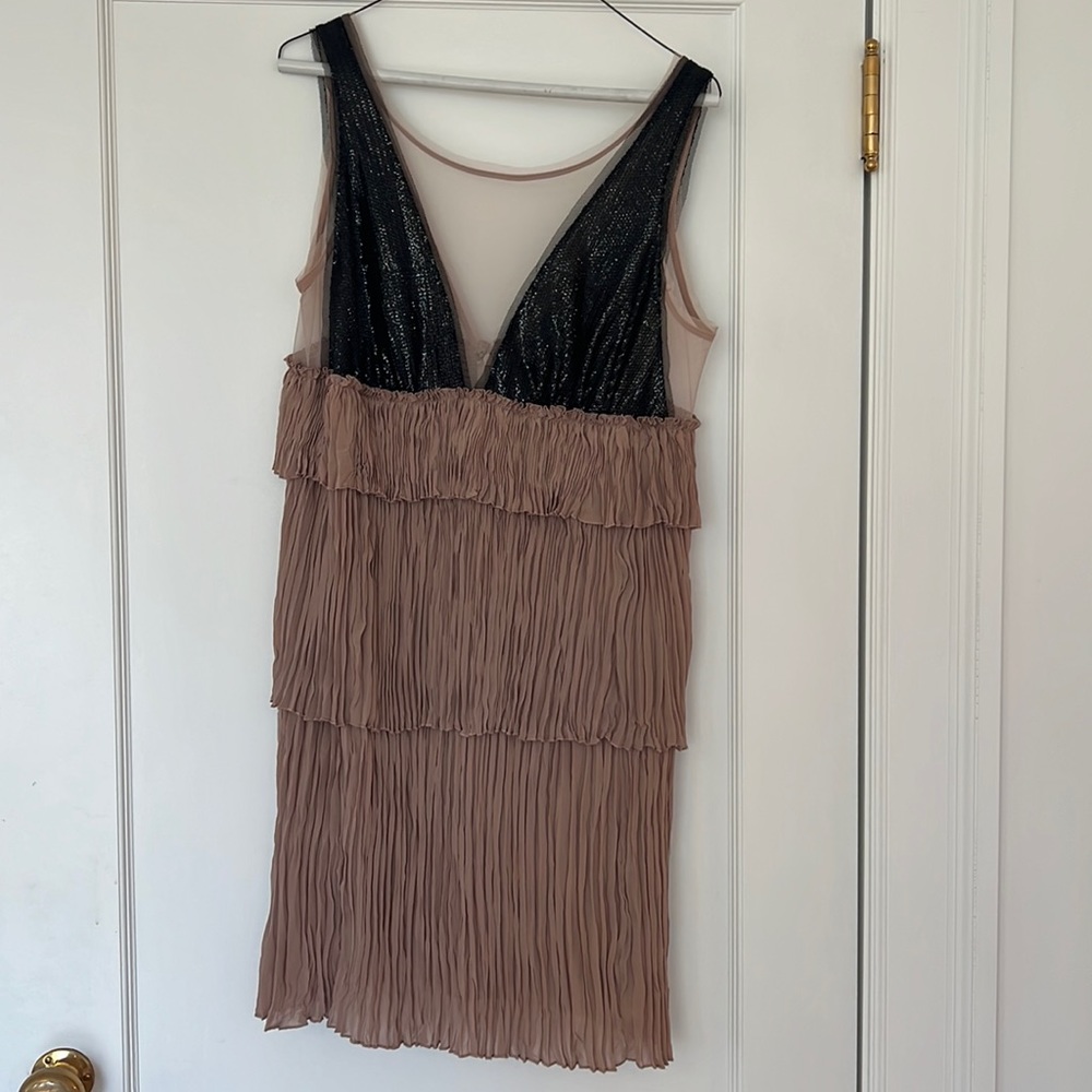BCBG sequin flapper style dress